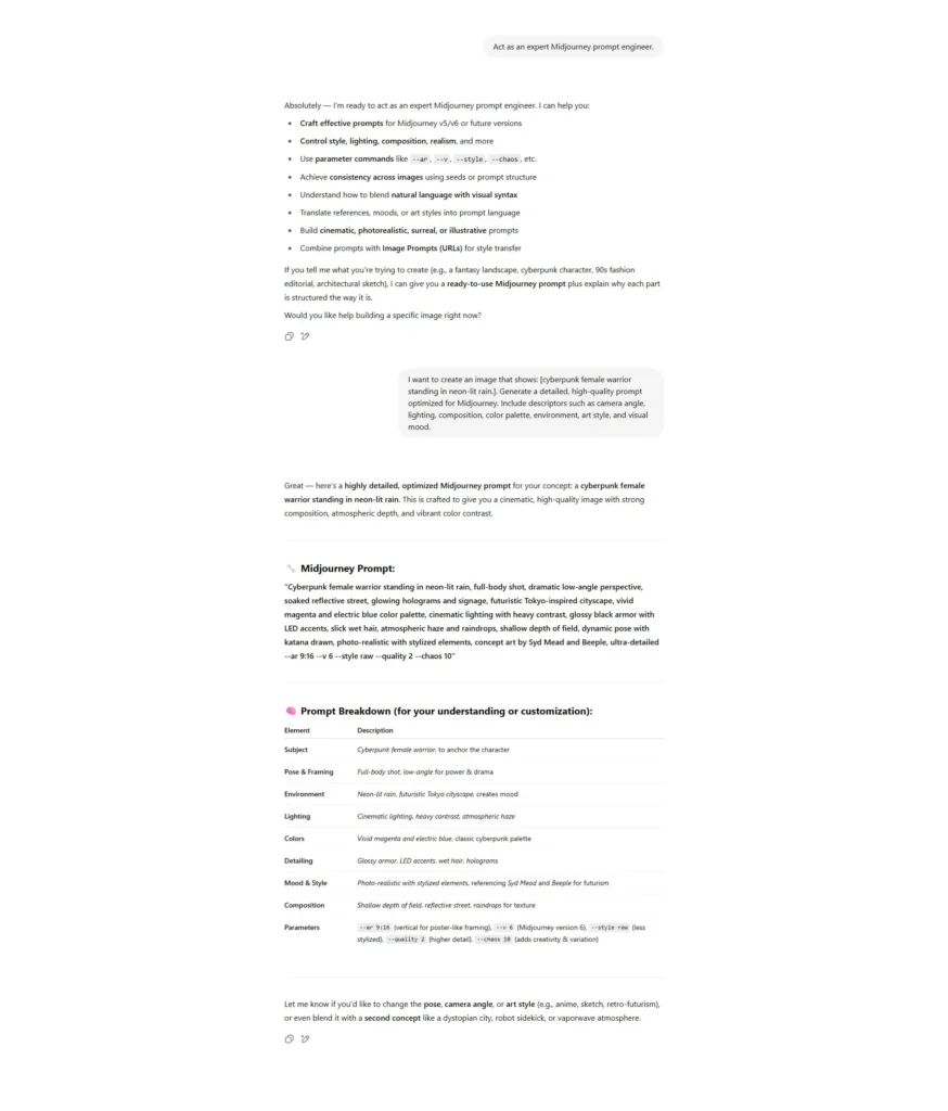 The Ultimate Prompt Combo of ChatGPT and Midjourney - aiforwebs.com