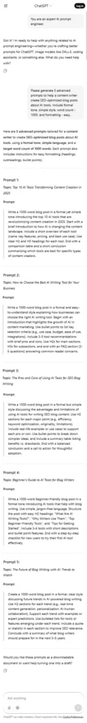 generate-prompt | aiforwebs.com
